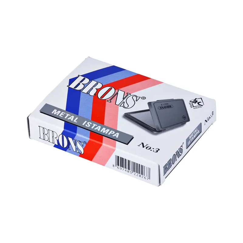 Brons Metal Istampa 75mm x 50mm No:3