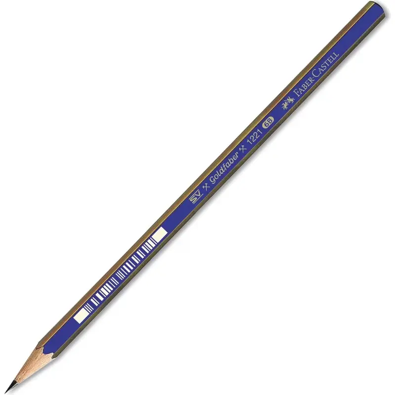 Faber-Castell 1221 Goldfaber Dereceli Kurşun Kalem 6B 12 Li Kutu