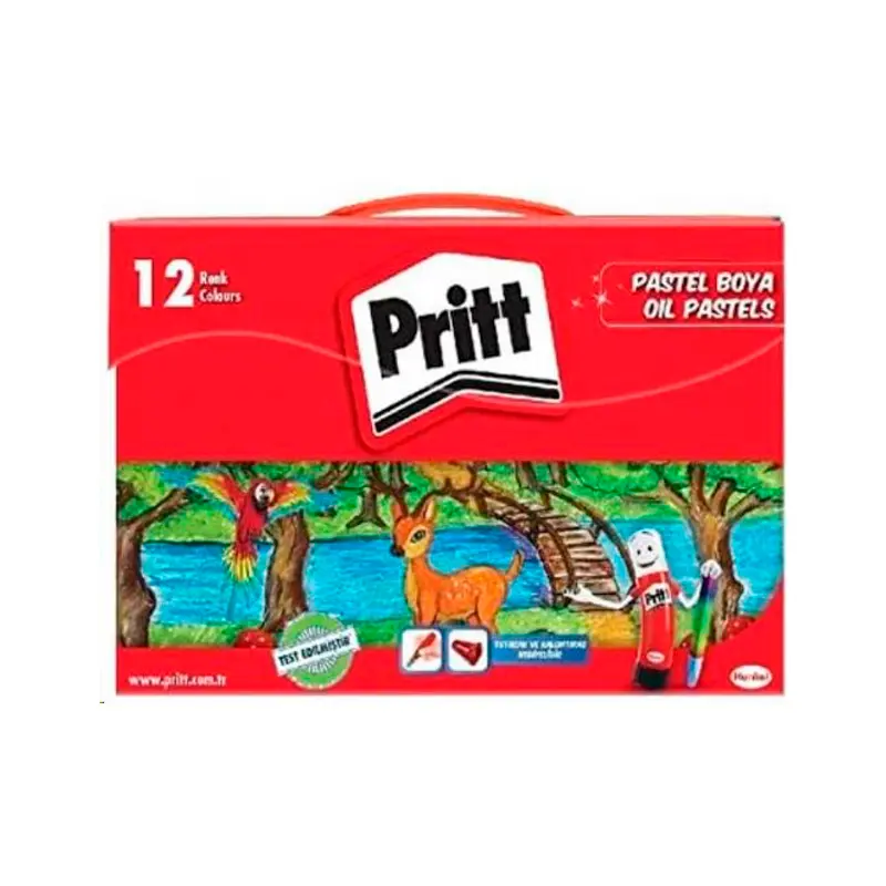 Henkel Pritt Pastel Boya Çantalı 12 Renk