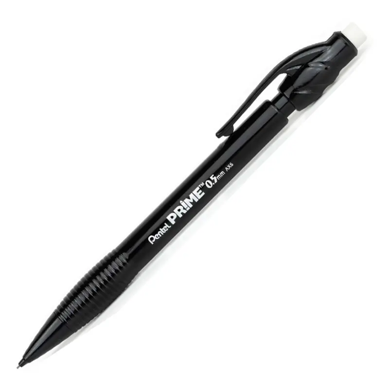 Pentel AX5 Prime Plastik Gövdeli Versatil Kalem 0.5mm Siyah Gövde 12 Li Kutu