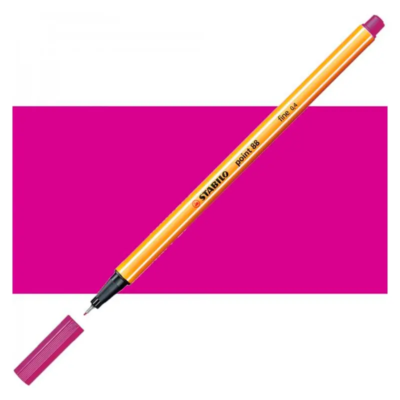Stabilo Point 88/58 İnce Uçlu Keçeli Kalem 0.4mm Lila 10 Lu Kutu