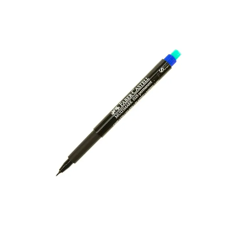 Faber-Castell 1523 Permanent Kalem (S) Mavi x 10 Lu Kutu