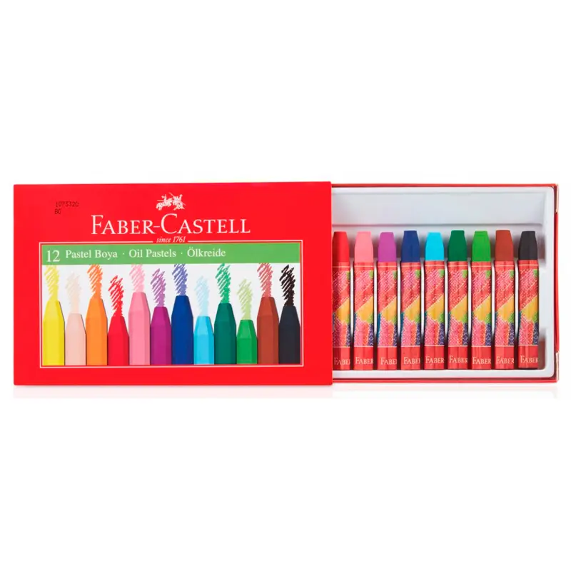 Faber-Castell Karton Kutu Pastel Boya 12 Renk