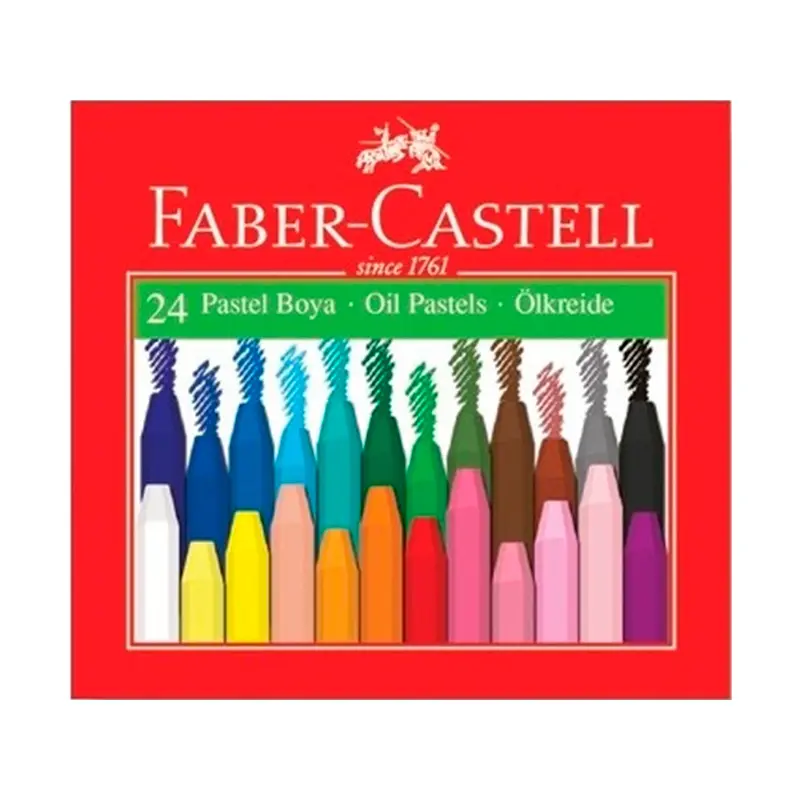 Faber-Castell Karton Kutu Pastel Boya 24 Renk