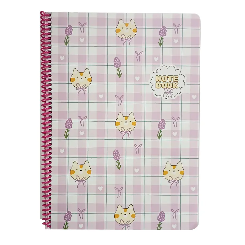 Keskin Color Kawaii Spiralli Karton Kapak Defter 80 Yaprak A4 Çizgili