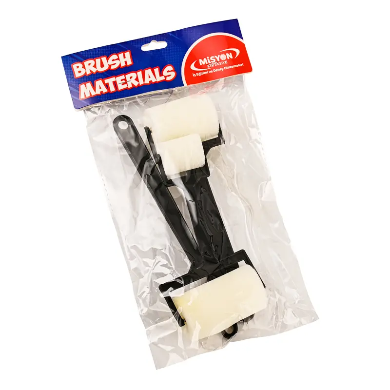 Misyon Plastik Saplı Sünger Rulo Fırça 3 Lü Set