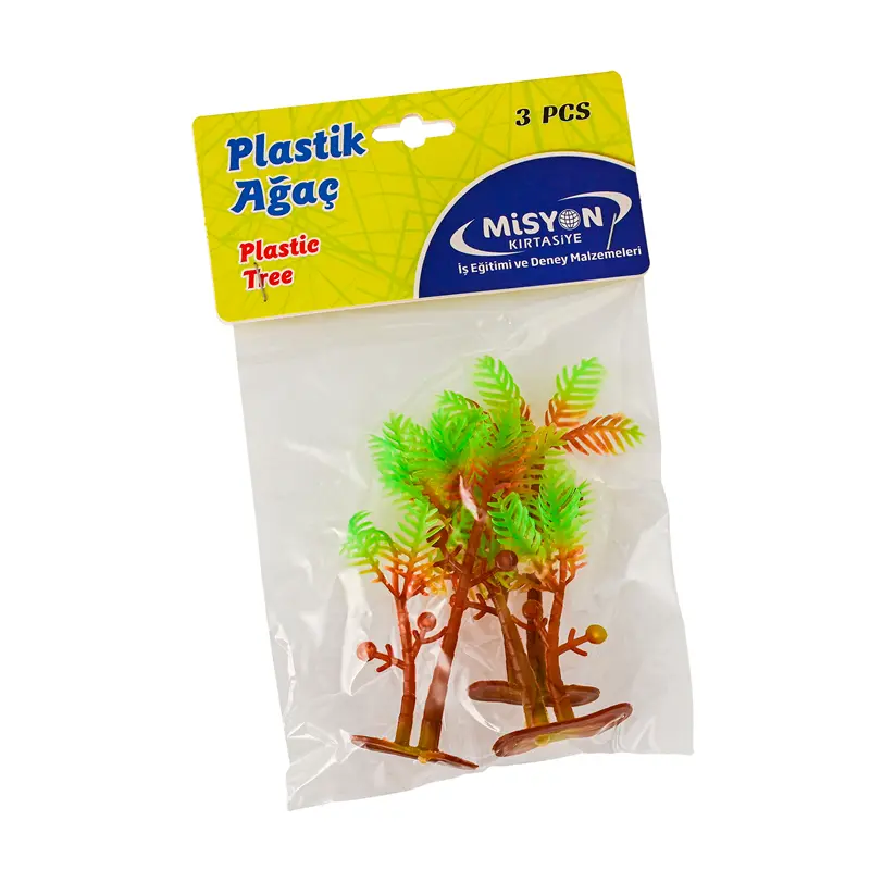 Misyon Mini Plastik Ağaç 8 Cm 3 Lü Paket