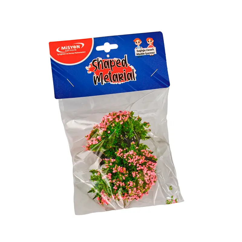 Misyon Mini Maket Çiçek Ağaç 8cm 2 Li Paket