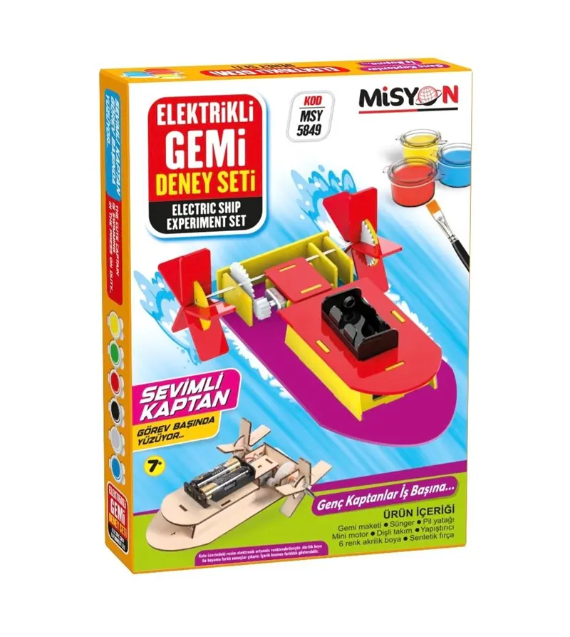 Misyon Elektrikli Gemi Deney Seti Kutulu