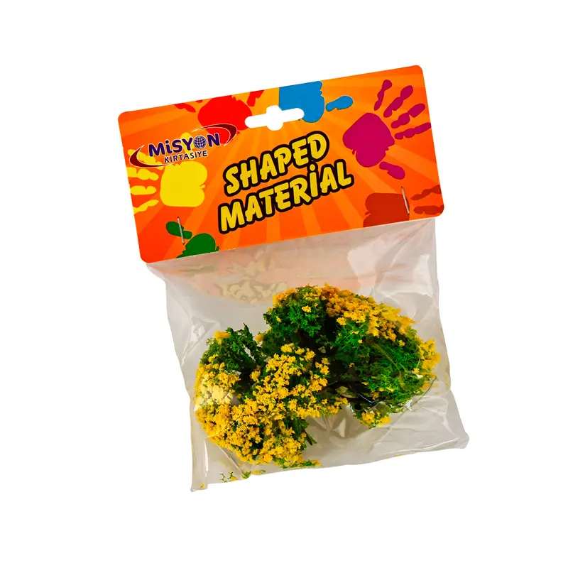 Misyon Mini Maket Çiçek Ağaç 6 cm 2 Li Paket