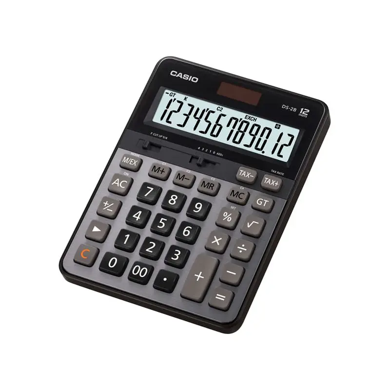 Casio DS-2B Büyük Boy Masaüstü Hesap Makinesi 12 Hane