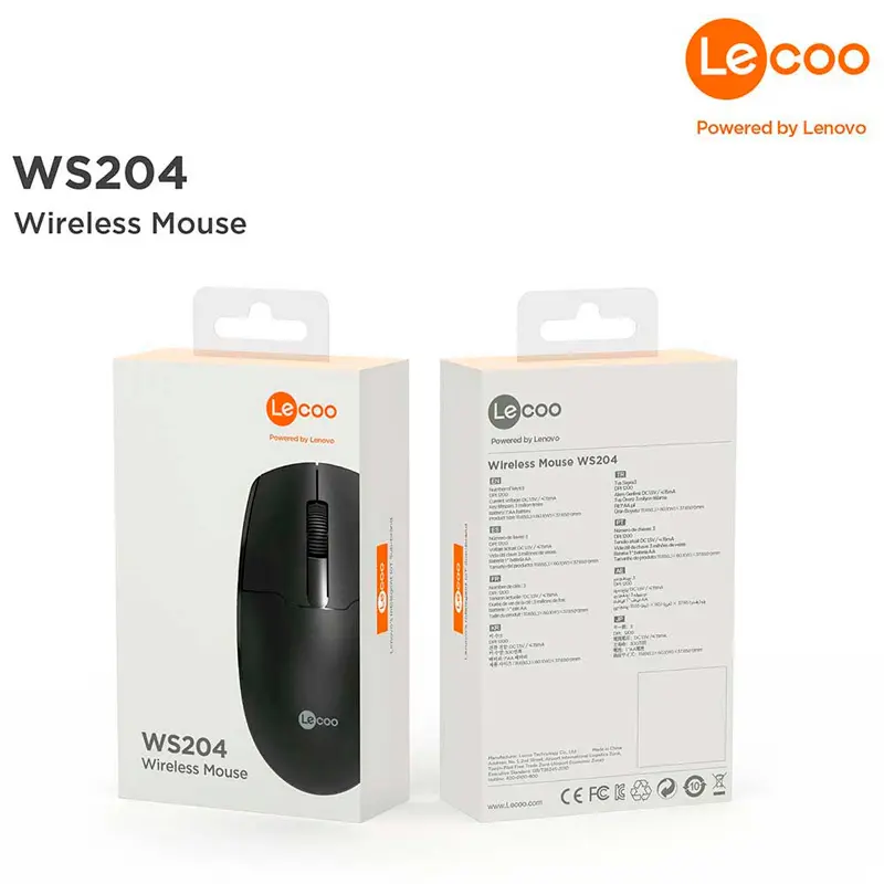 Lecoo WS204 Kablosuz Mouse Siyah