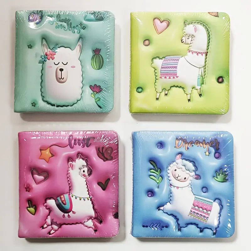 Südor Squishy 9.5x10cm 96 Sayfa 80 Gr. Not Defteri Lama x 24 Lü Stand