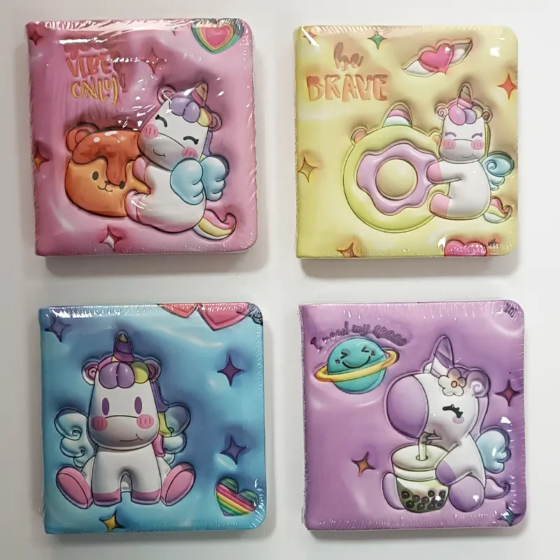 Südor Squishy 9.5x10cm 96 Sayfa 80 Gr. Not Defteri Unicorn x 24 Lü Stand