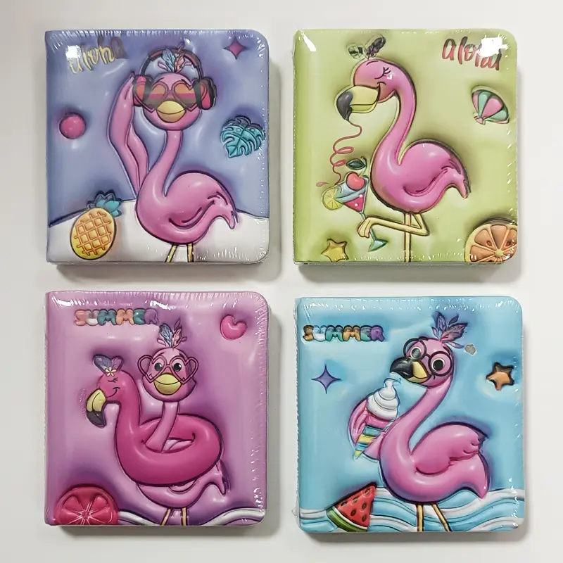 Südor Squishy 9.5x10cm 96 Sayfa 80 Gr. Not Defteri Flamingo x 24 Lü Stand
