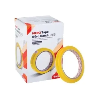 Noki Tape 1266 Büro Bandı 12 mm x 66 mt 12 Li paket