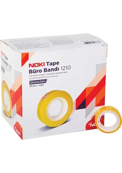 Noki Taype 1210 Büro Bant 12mm x 10mt 60 Lı Kutu
