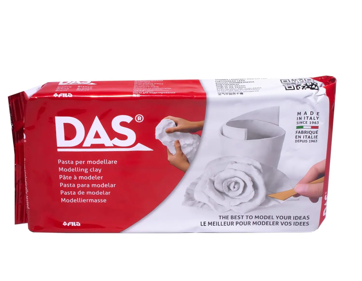 DAS Seramik Hamuru Beyaz Renk 500 Gr.