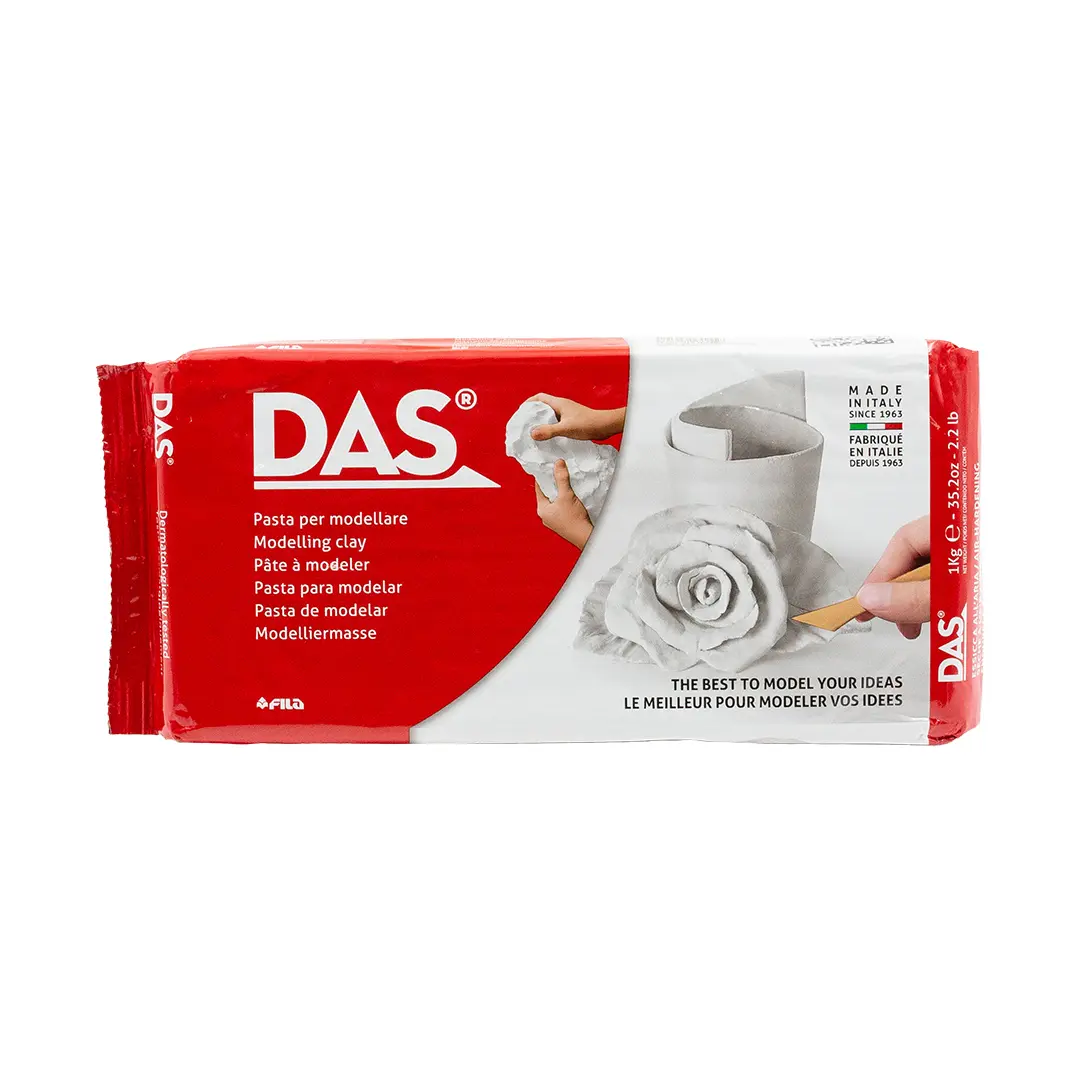 DAS Seramik Hamuru Beyaz Renk 1000 Gr.