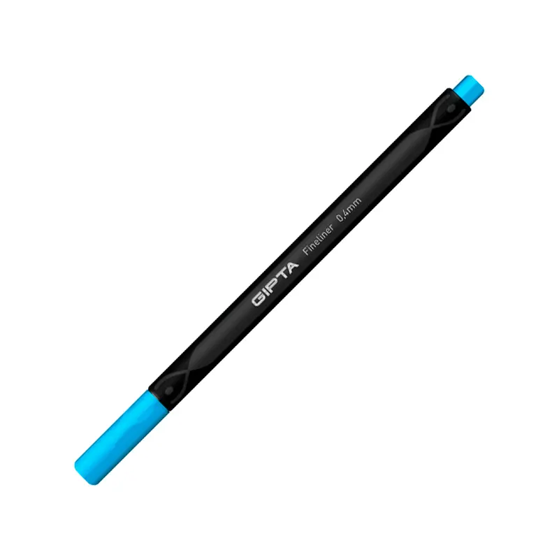 Gıpta K600 Fineliner Fiber Uç Kalem 0.4mm Mavi 12 Li Kutu