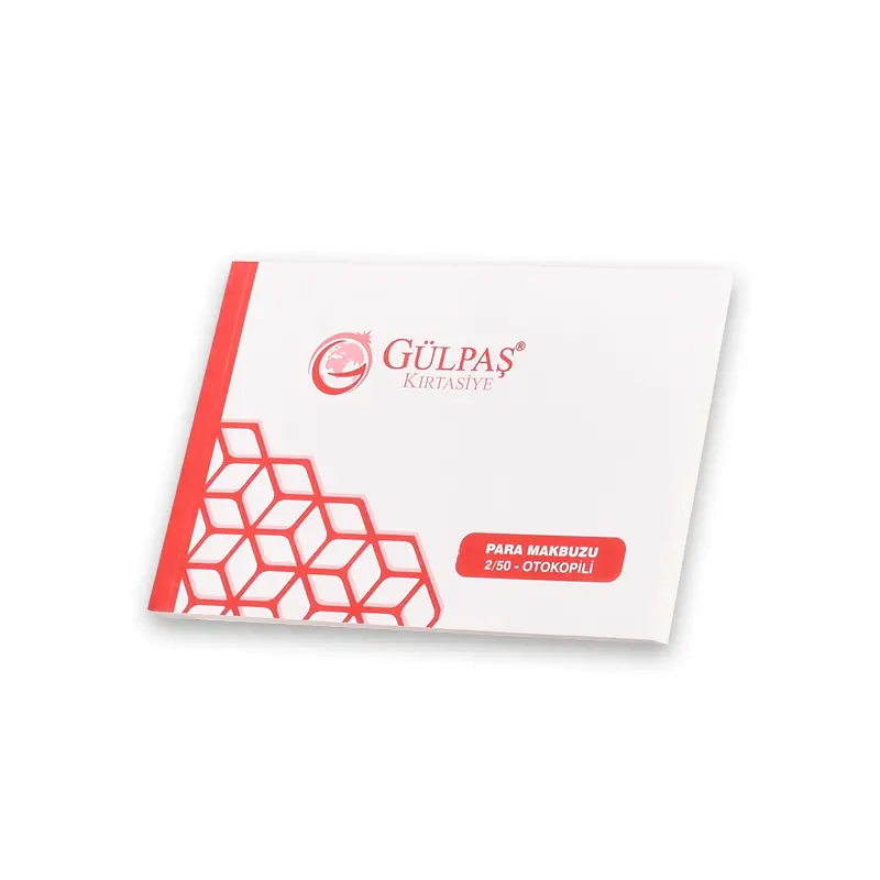 Gülpaş Para Makbuzu 14x20cm 2/50 2 Nüsha Otokopili 12 Li Paket