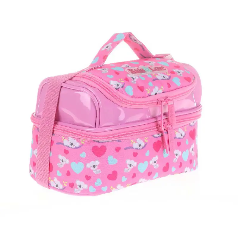 Kaukko L7102 Kids & Love Beslenme Çantası Pullu - Rugan Koala