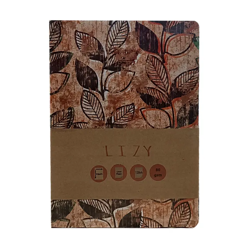 Liz Leaf Esnek Kapak Model Defter 15x21cm 80 Gr. 120 Yaprak Çizgili