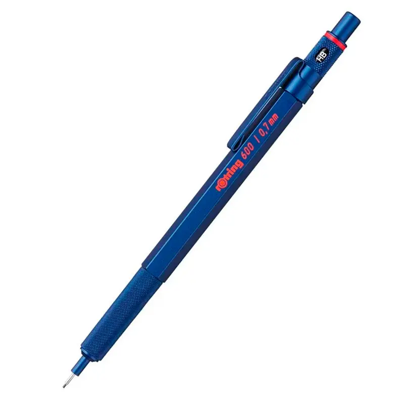 Rotring 600 Metal Gövde Mekanik ( Versatil ) Kurşun Kalem Mavi 0.7 mm