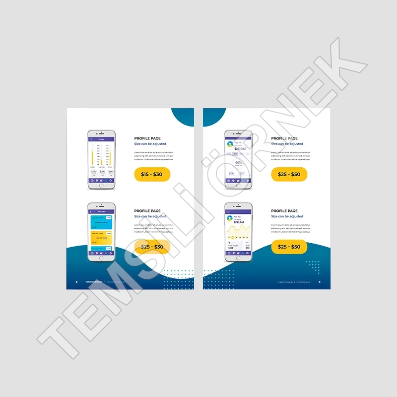 Broşür Baskı 200 Gr. Mat Kuşe Çift Yön Baskı Parlak Selefonlu 74mm x 105mm A7