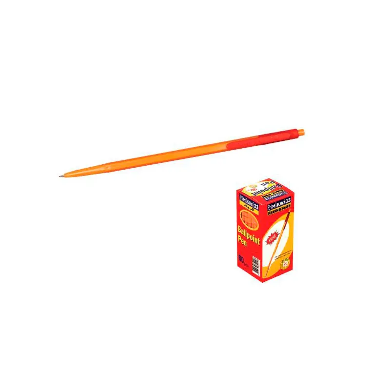 Mikro M-33 Tükenmez Kalem 1.0mm Kırmızı 60 Lı Kutu