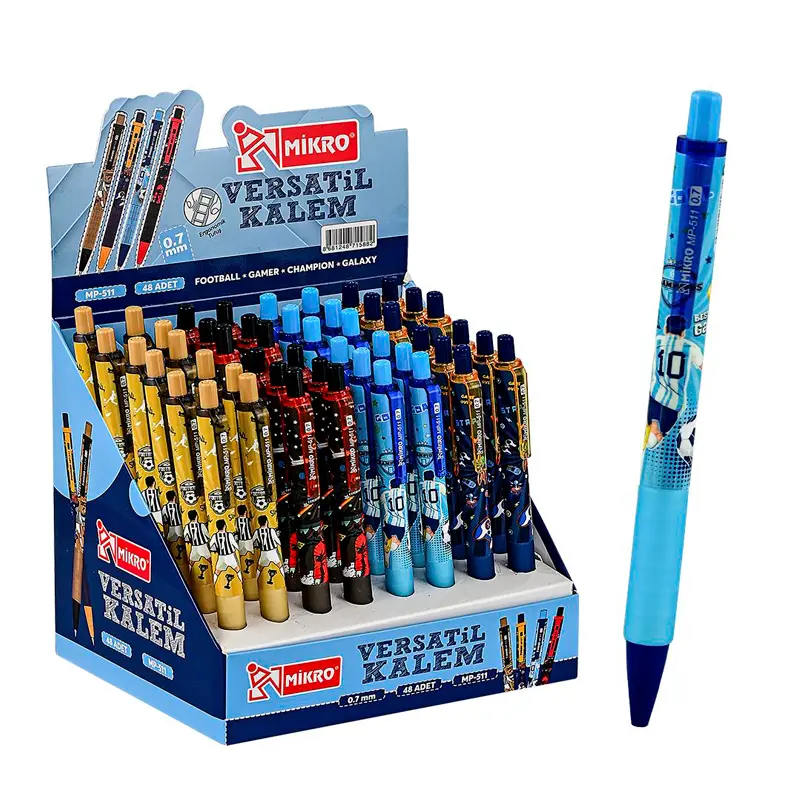 Mikro MP-511 Gamer Versatil Kalem 0.7mm x 48 Li Stand