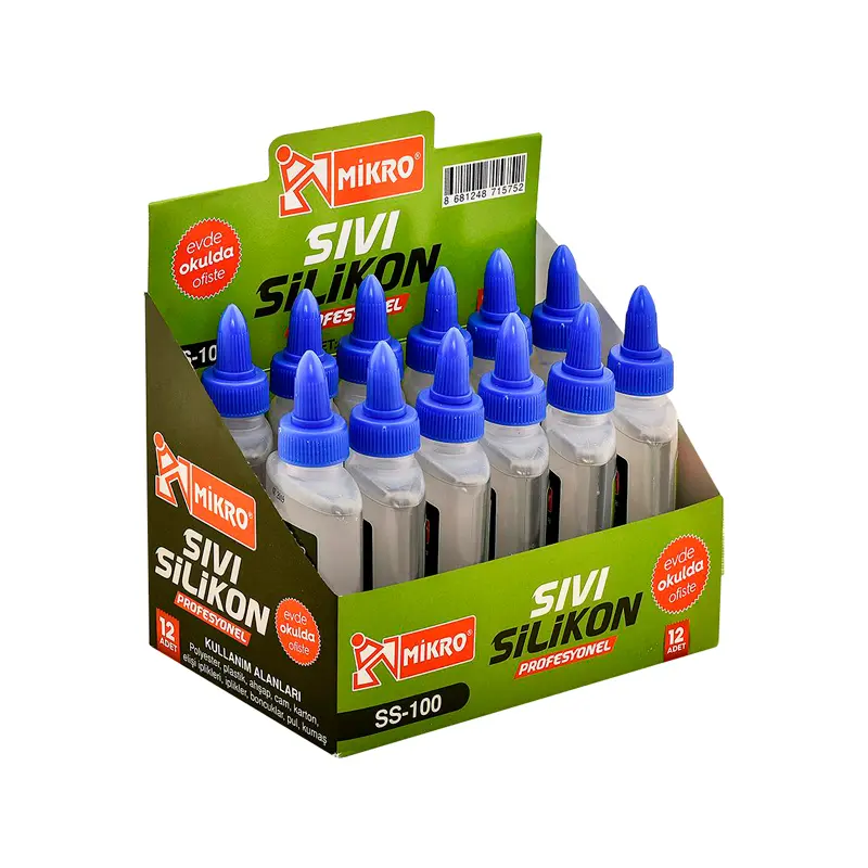 Mikro SS-100 Profesyonel Sıvı Silikon 100 ML 12 Li Kutu