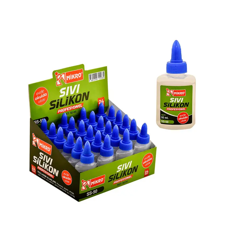 Mikro SS-50 Profesyonel Sıvı Silikon 50 ML 24 Lü Kutu