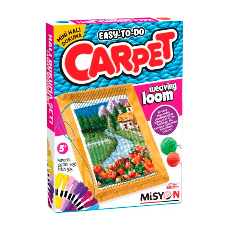 Misyon Mini Halı Dokuma Tezgah Seti