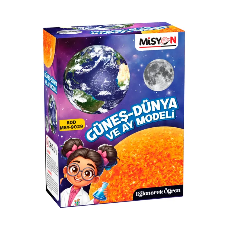 Misyon 3 Lü Güneş - Dünya - Ay Sistemi Modeli