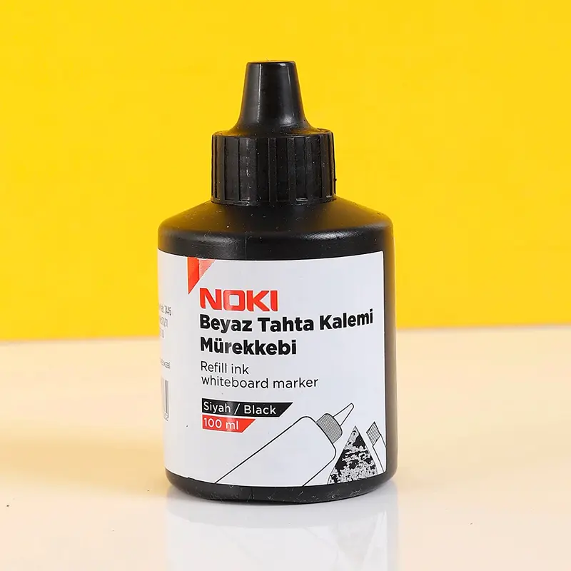 Noki 1663 Beyaz Tahta Kalem Mürekkebi 100 ML Siyah