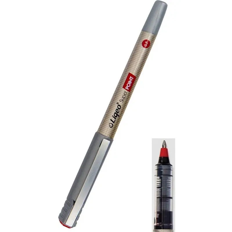 Liqeo Athens Roller Kalem 0.7 mm Kırmızı 12 Li Kutu
