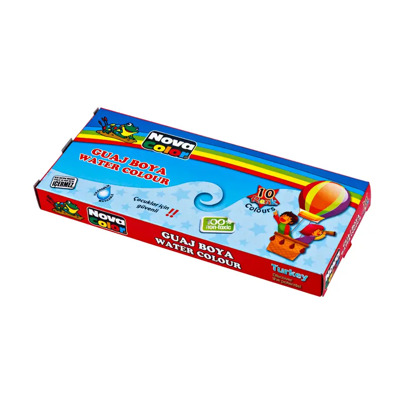 Nova Color Guaj Boya Tüp 10 Renk
