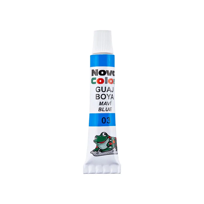 Nova Color Guaj Boya Tüp Mavi 12 Li Kutu