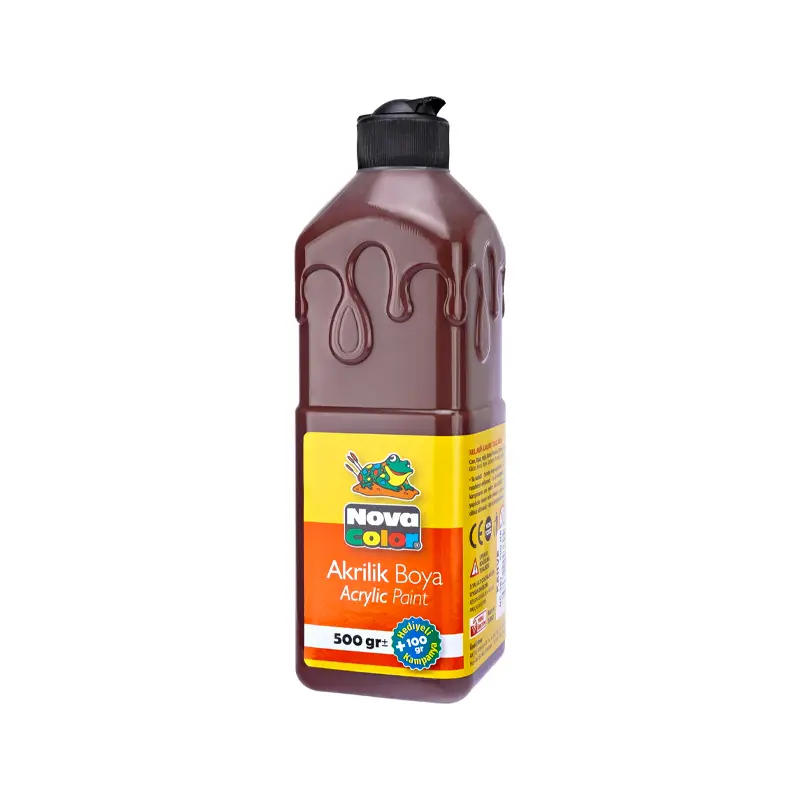 Nova Color Akrilik Boya 500 Gr. Kahverengi