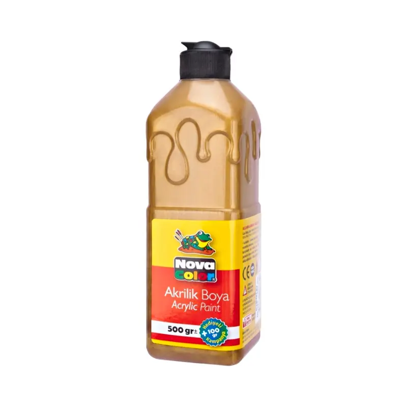 Nova Color Akrilik Boya 500 Gr. Altın