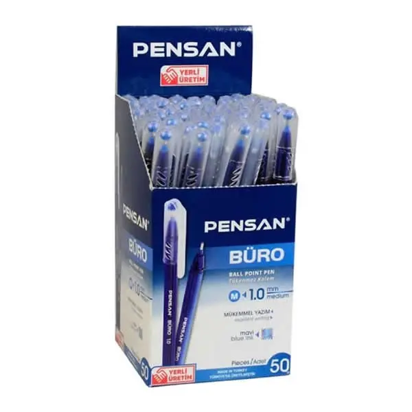 Pensan 2270 Tükenmez Kalem 1.0 mm Mavi 50 Li Kutu