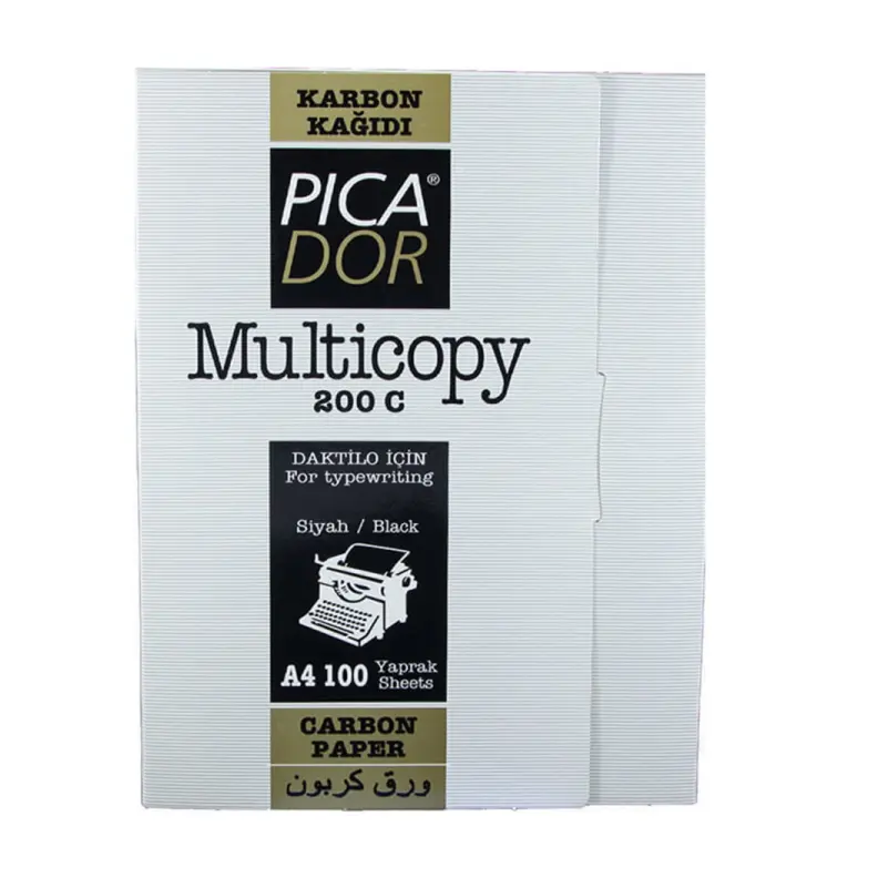Picador Multicopy Karbon Kağıdı A4 100 Yaprak Siyah
