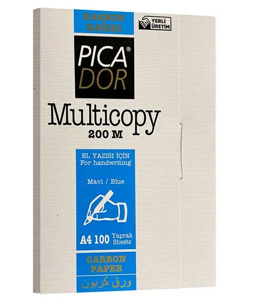 Picador Multicopy Karbon Kağıdı A4 100 Yaprak Mavi