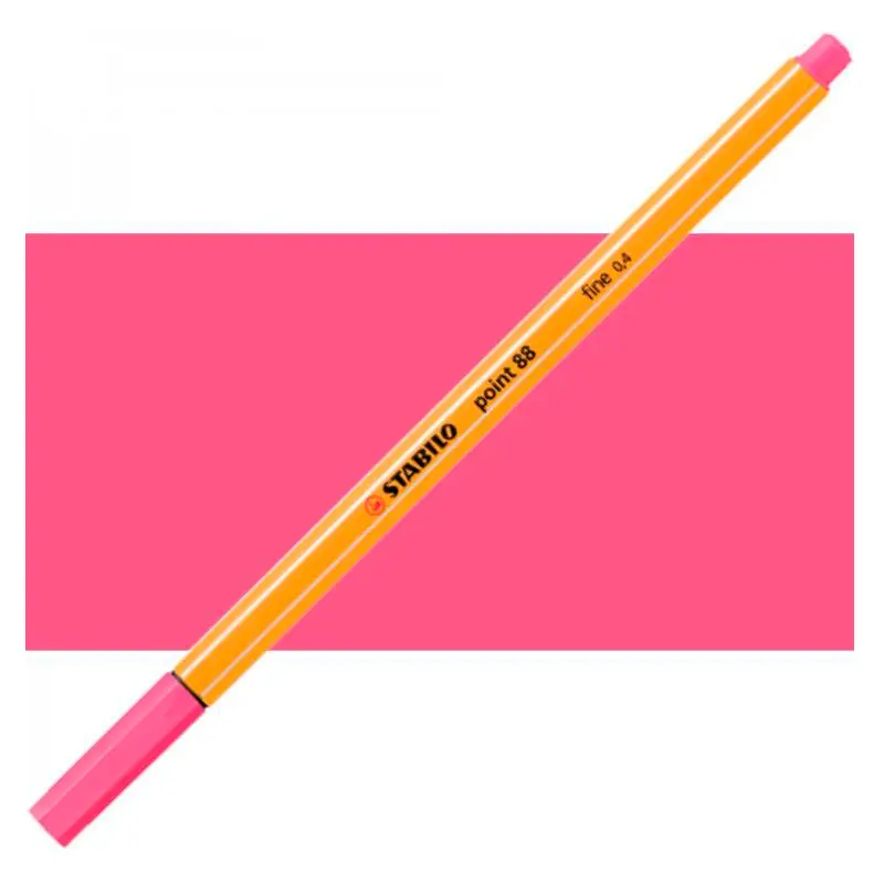 Stabilo Point 88/17 İnce Uçlu Keçeli Kalem 0.4mm Açık Pembe 10 Lu Kutu