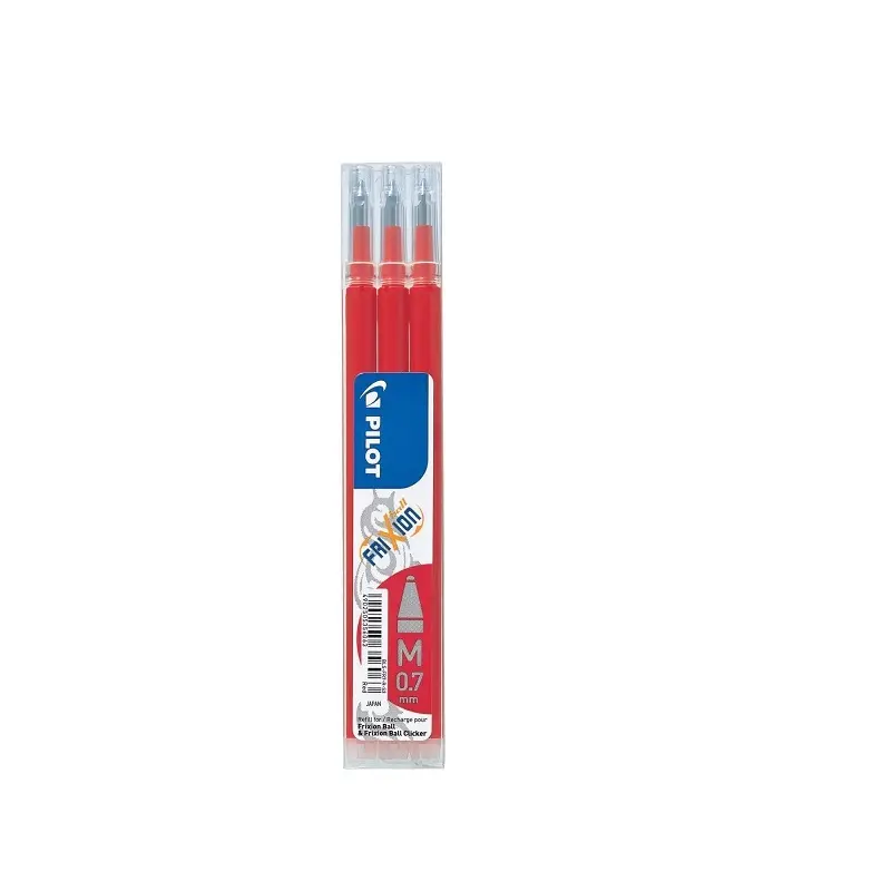 Pilot Frixion Ball Silinebilir Roller Kalem Refili 0.7 mm Kırmızı 3 Lü Set