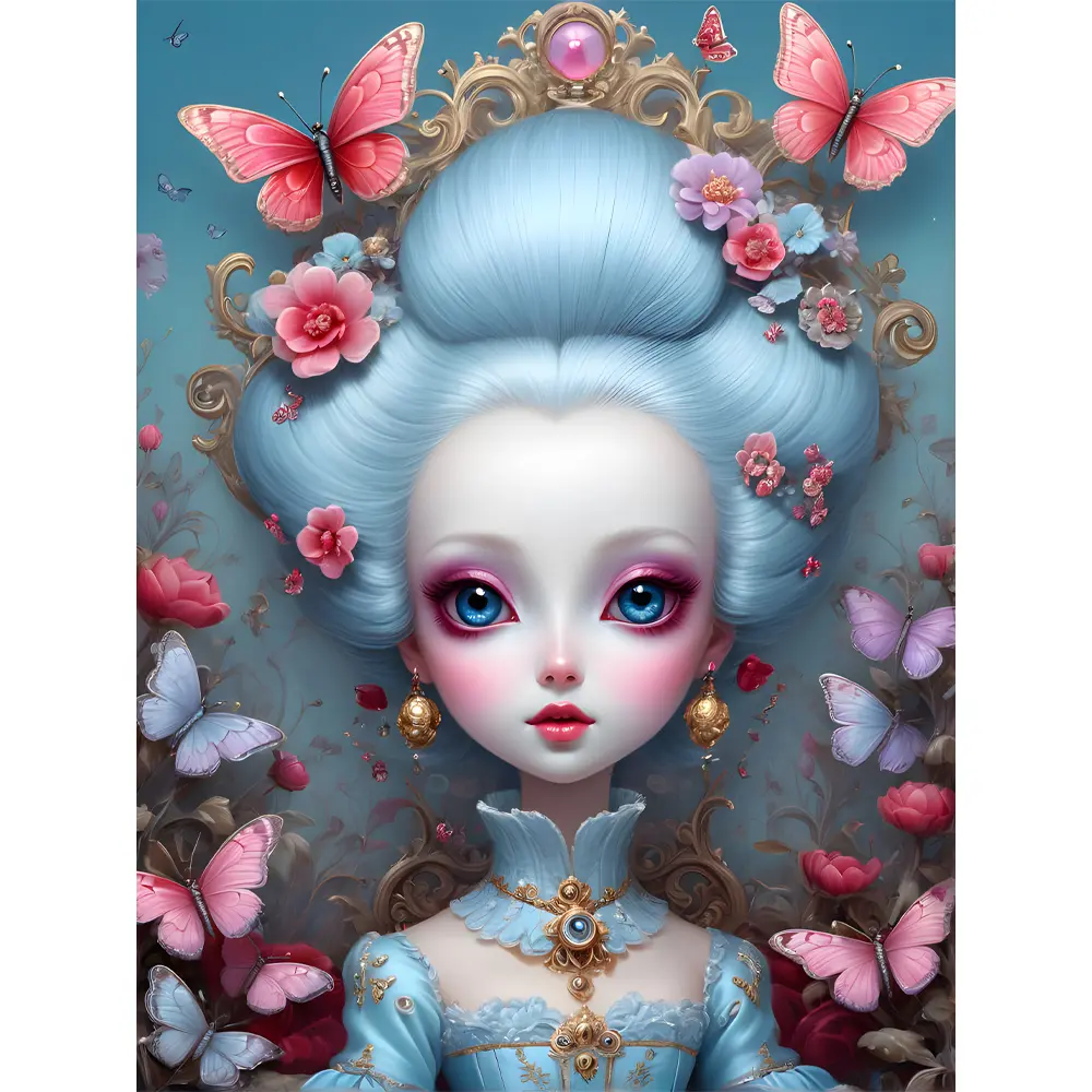 The Snow Queen Rölyef Poster Baskı Kağıt Boyutu: 33x48cm Baskı Boyutu: 24x31.8cm 8 Adet