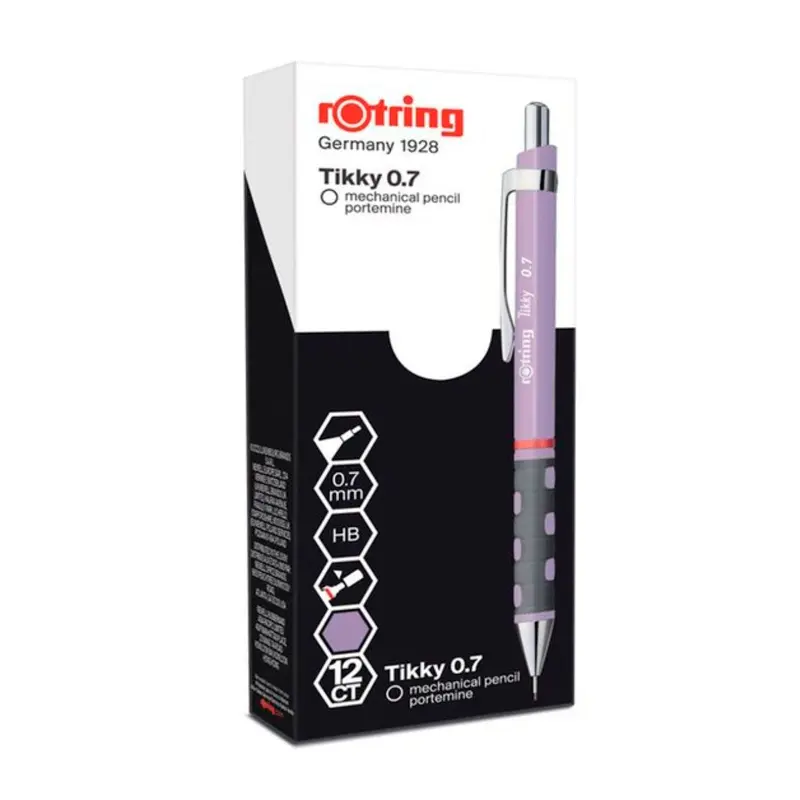 Rotring Tikky Versatil Kalem Lila 0.7mm x 12 Li Kutu