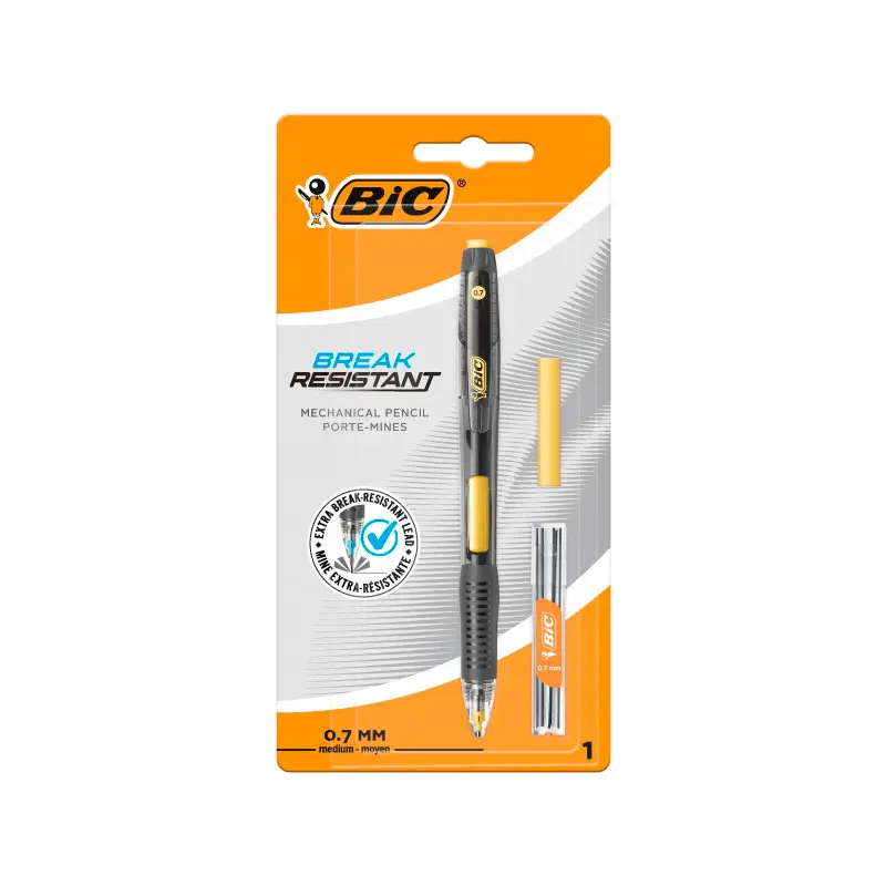 Bic Break Resistant Versatil Kalem 0.7mm + Silgi + Min Blister Set