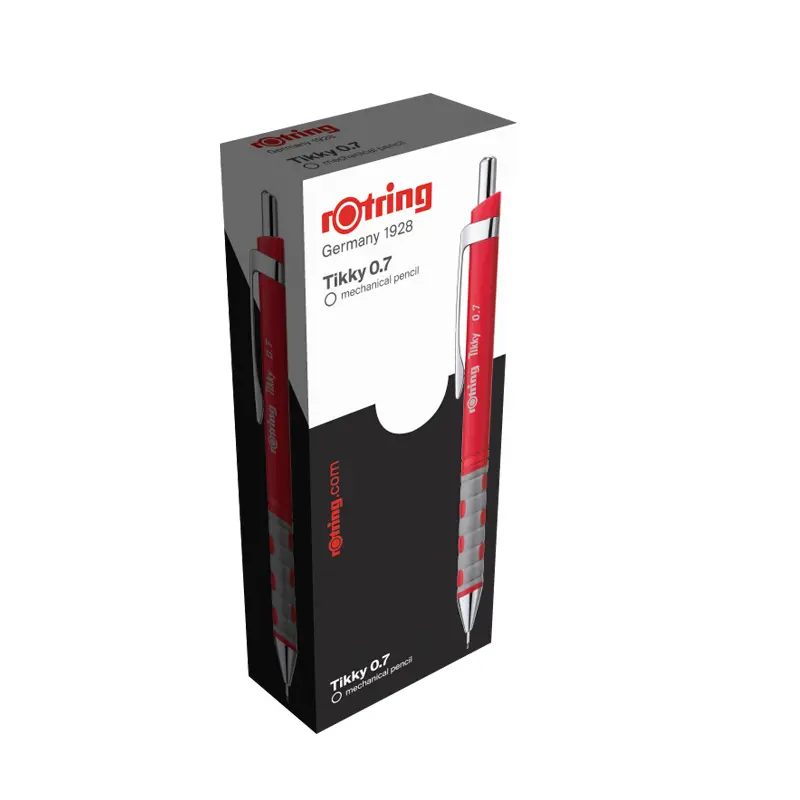 Rotring Tikky RD Versatil Kalem 0.7mm Kırmızı 12 Li Kutu